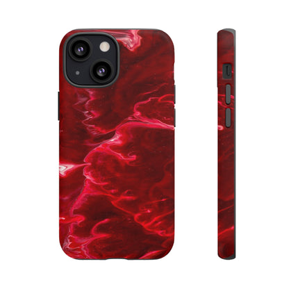 Red Velvet Ink Art iPhone Case (Protective) iPhone 13 Mini Matte Phone Case