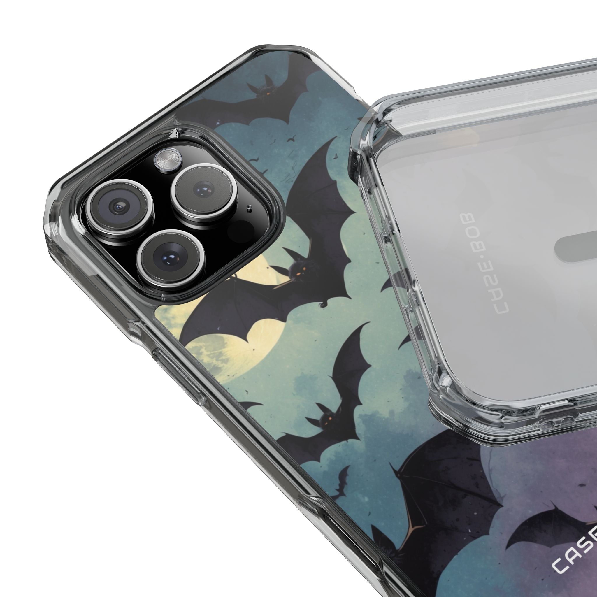 Glowing Bat Swarm iPhone 16 Pro Max Case - Impact