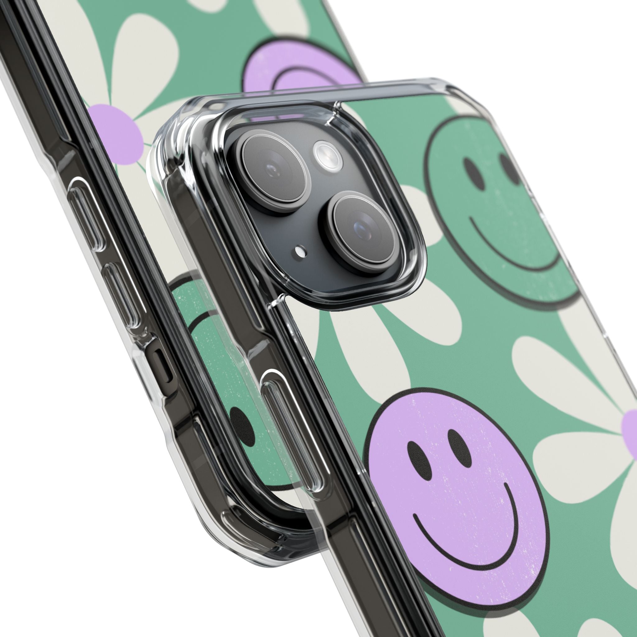 Smiley Bloom iPhone 15 Case - Impact