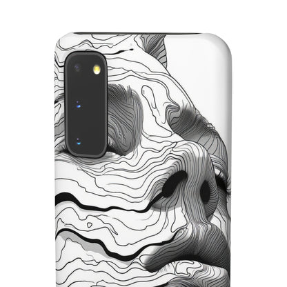 Topographic Serenity | Slim Phone Case for Samsung