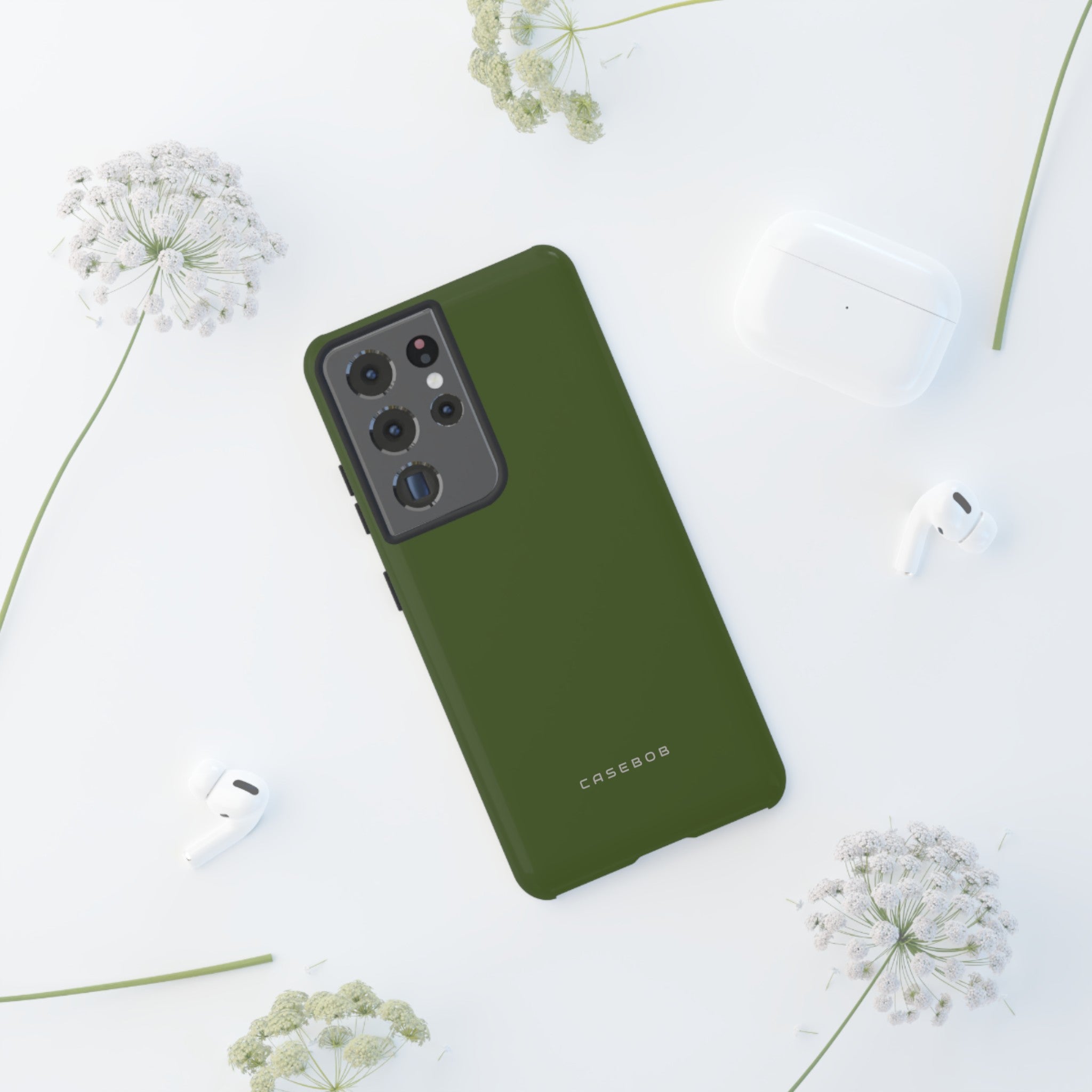 Dark Green Moss - Protective Phone Case