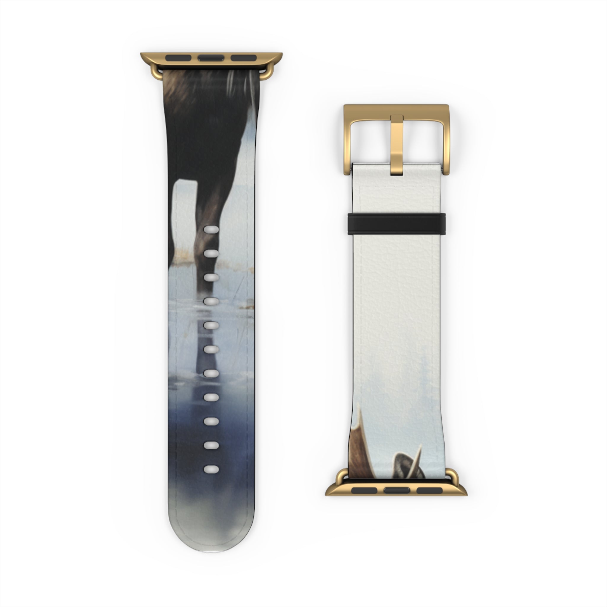 Misty Moose Reflection - Watch Band
