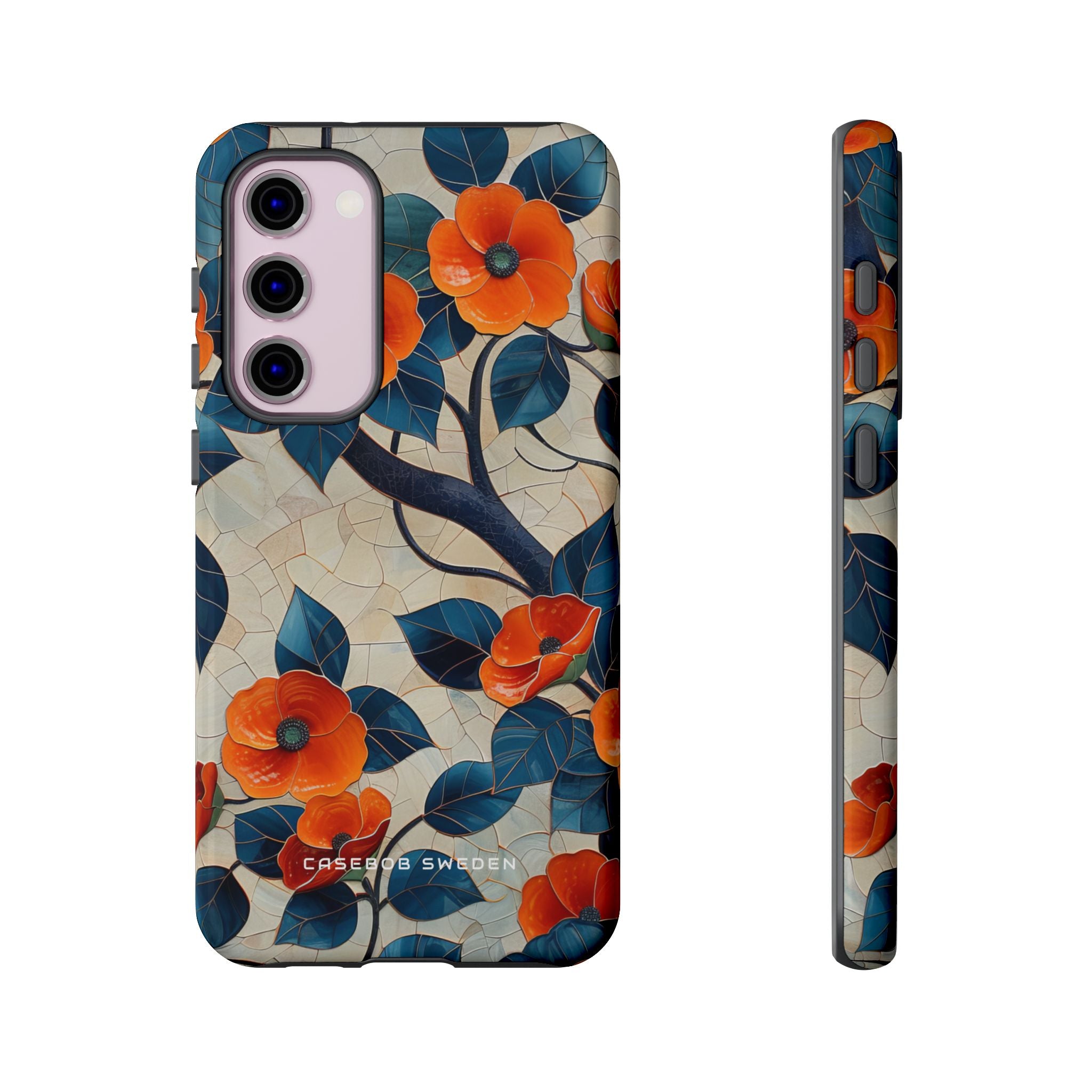 Orange Blossoms Mosaic Harmony Samsung S23 - Tough Phone Case