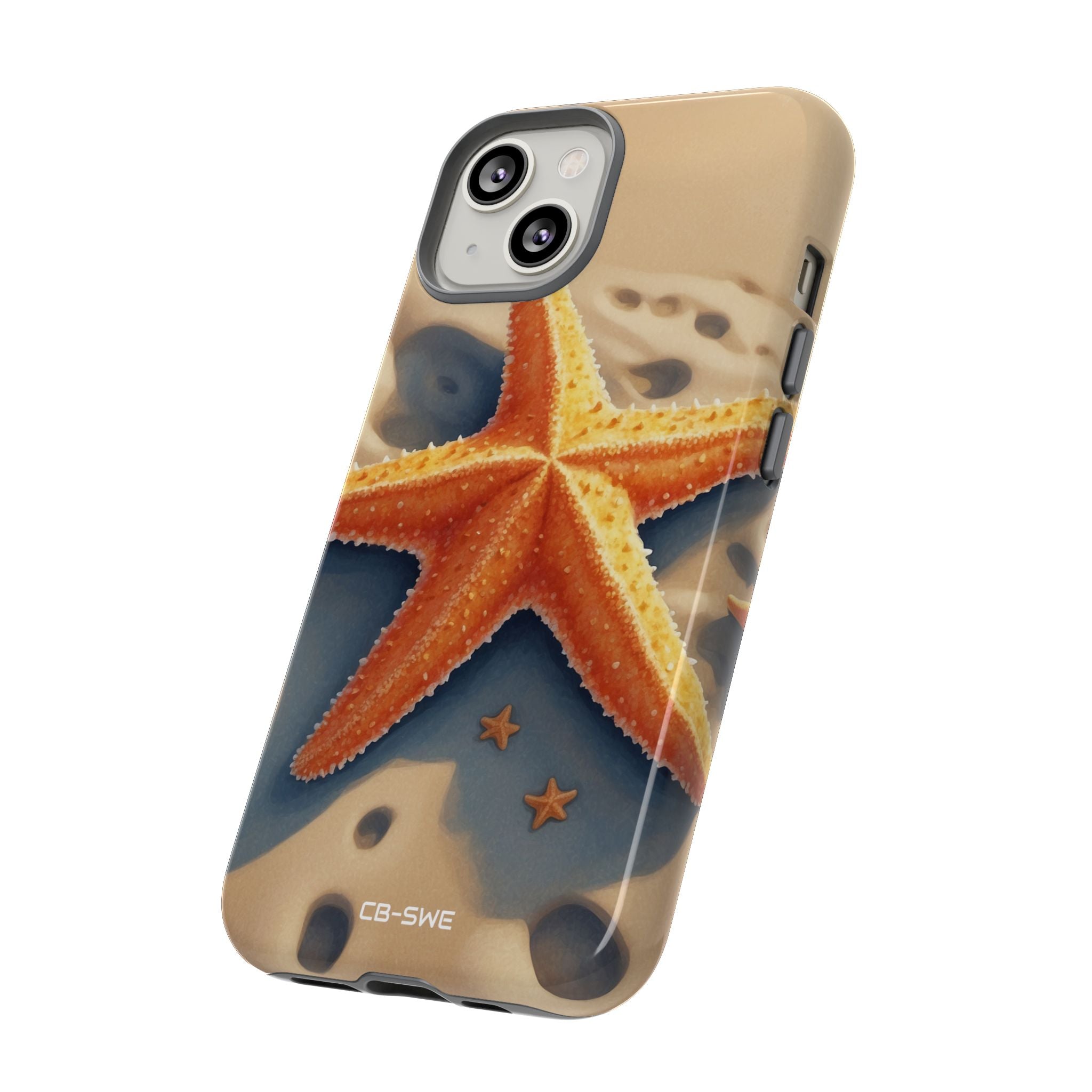 Starfish Rests On Sand - iPhone Case