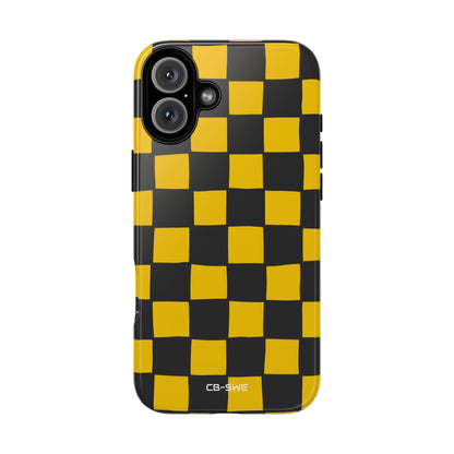 Yellow Squares Dance - iPhone Case