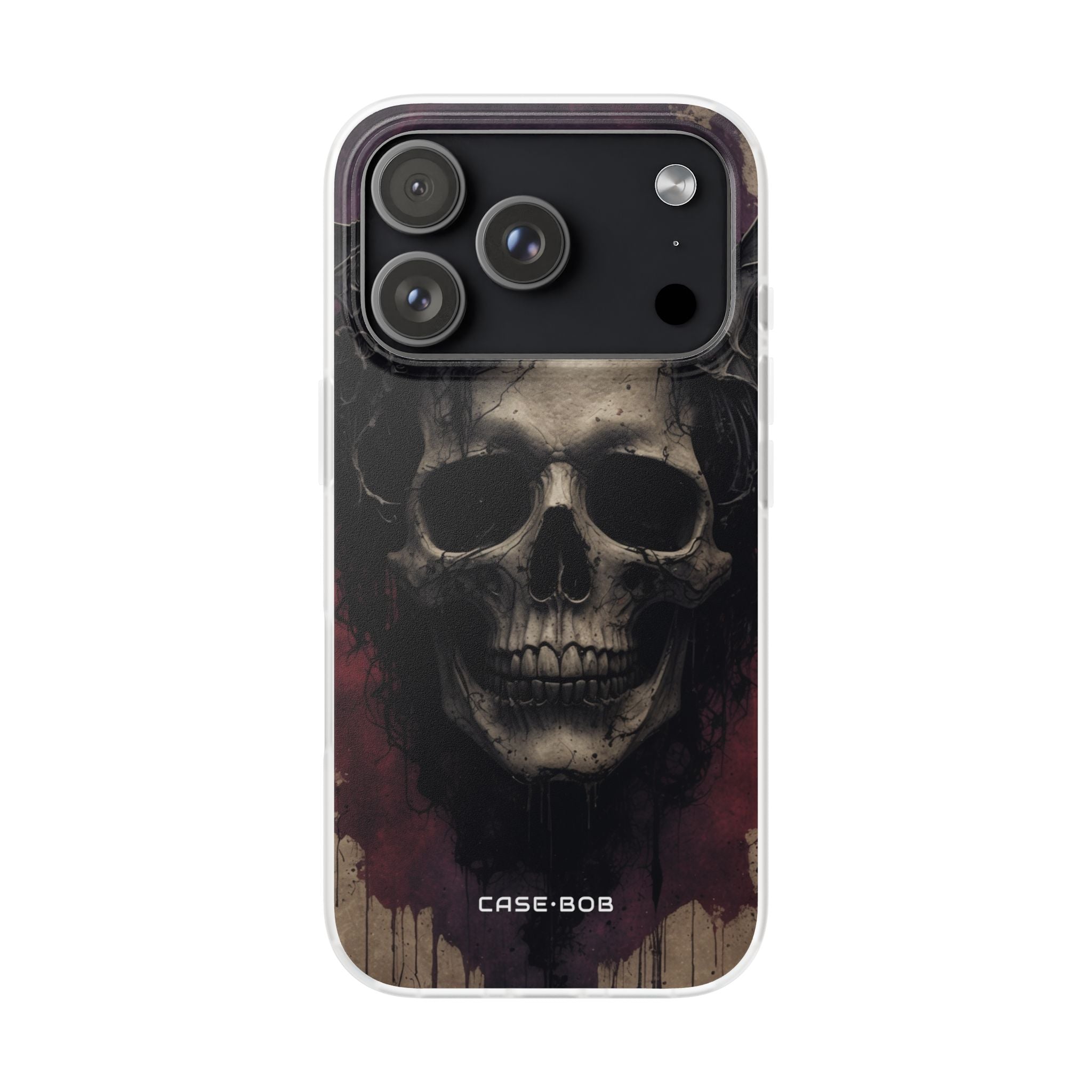 Gothic Skull Crown iPhone 17 Pro Case - Soft