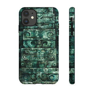 Mayan Jaguar & Serpent Spirit - Protective Phone Case