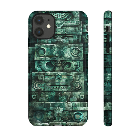 Mayan Jaguar & Serpent Spirit - Protective Phone Case