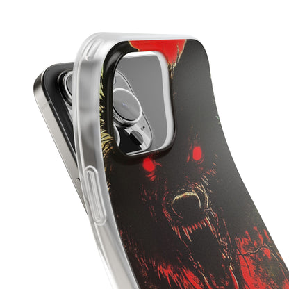 Crimson Wolf iPhone 16 Pro Max Case - Soft