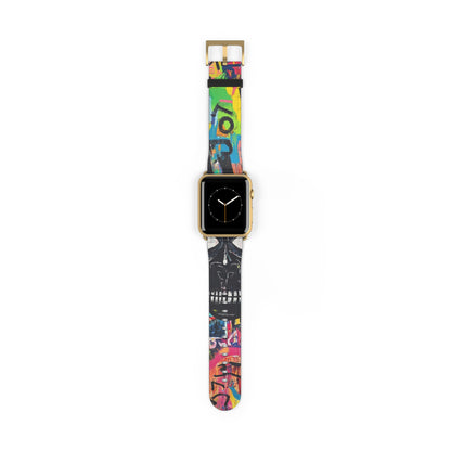 Neon Skull Burst - Watch Band
