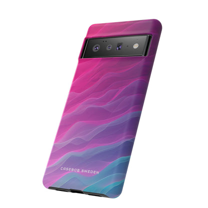 Gradient Oceanflow Waves Google Pixel 6 - Tough Phone Case