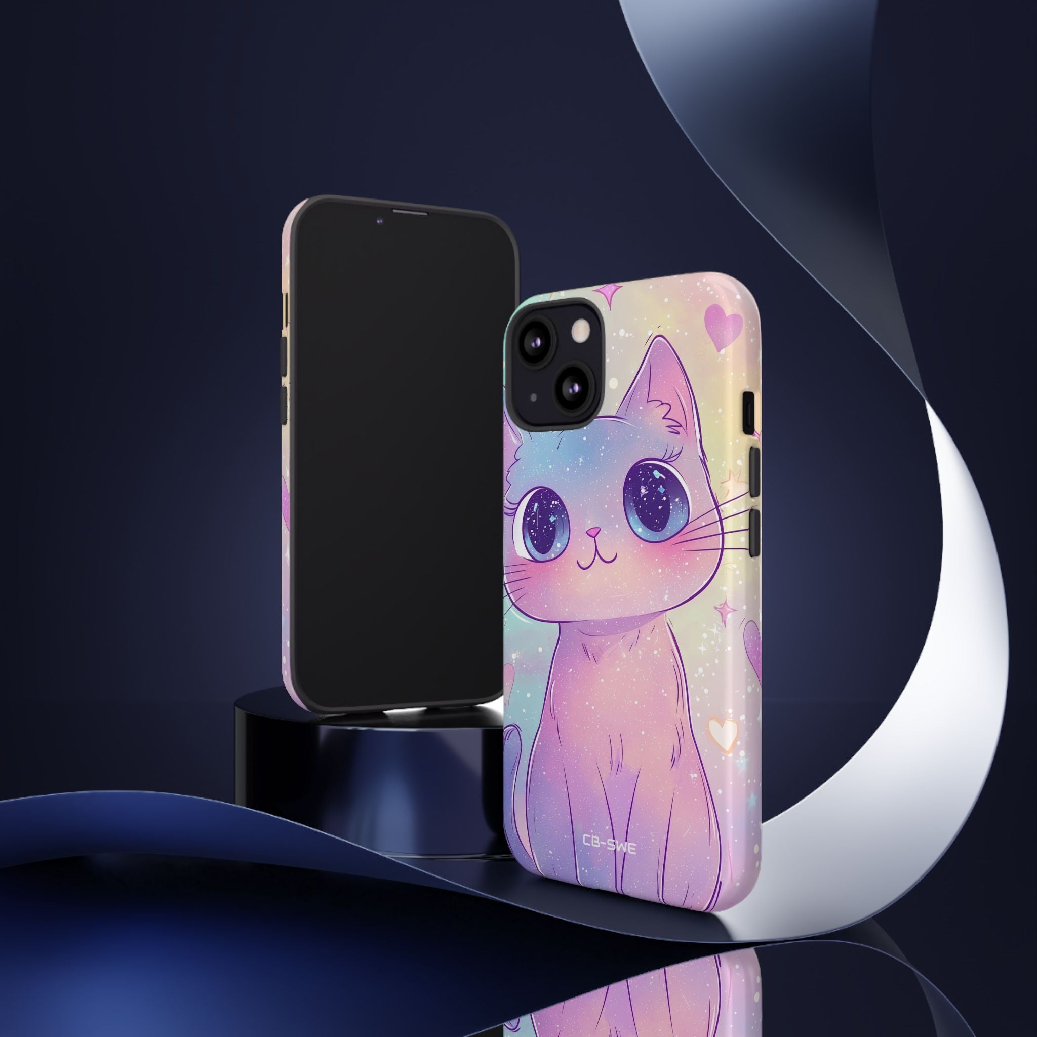Sparkling Cat Smiles - iPhone Case
