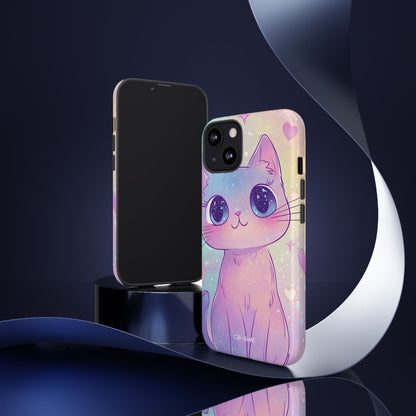 Sparkling Cat Smiles - iPhone Case