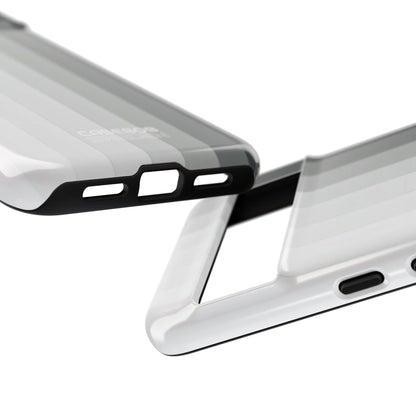 Silver Gradient Stripes Google Pixel 8 - Tough