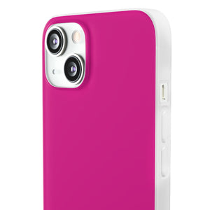 Hollywood Cerise | Handyhülle für iPhone (Flexible Hülle) 