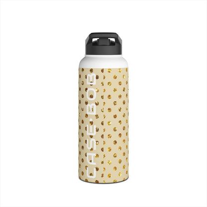Golden Sparkle - Stainless Steel Water Bottle