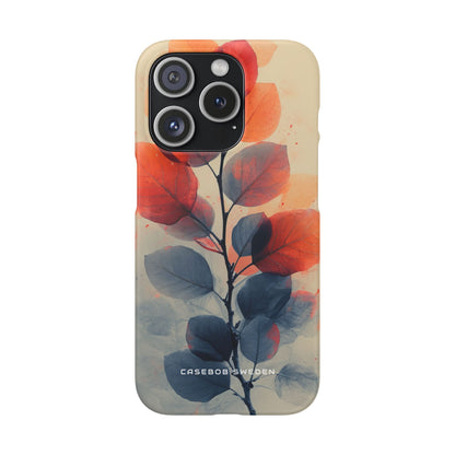 Ethereal Leaf Harmony iPhone 15 - Slim Phone Case