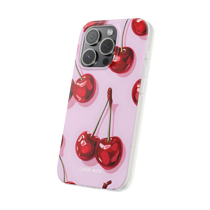 Glossy Cherry Burst iPhone 15 Pro Case - Soft