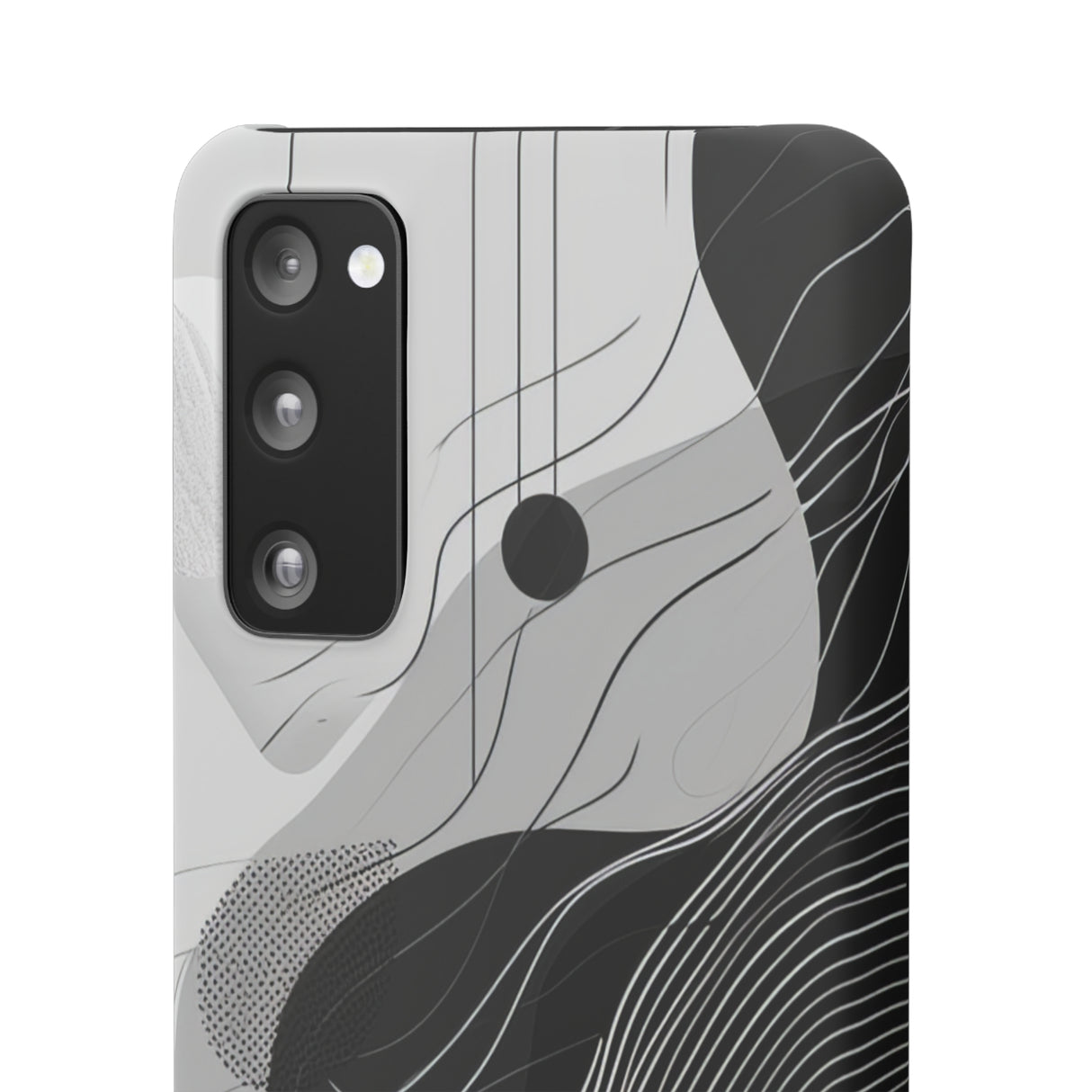 Monochrome Elegance | Slim Phone Case for Samsung