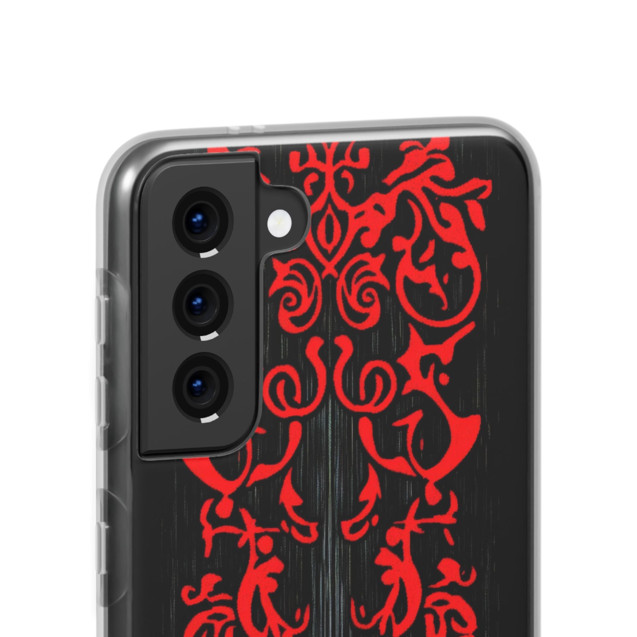 Gothic Crimson Symmetry Samsung S21 - Flexi Phone Case