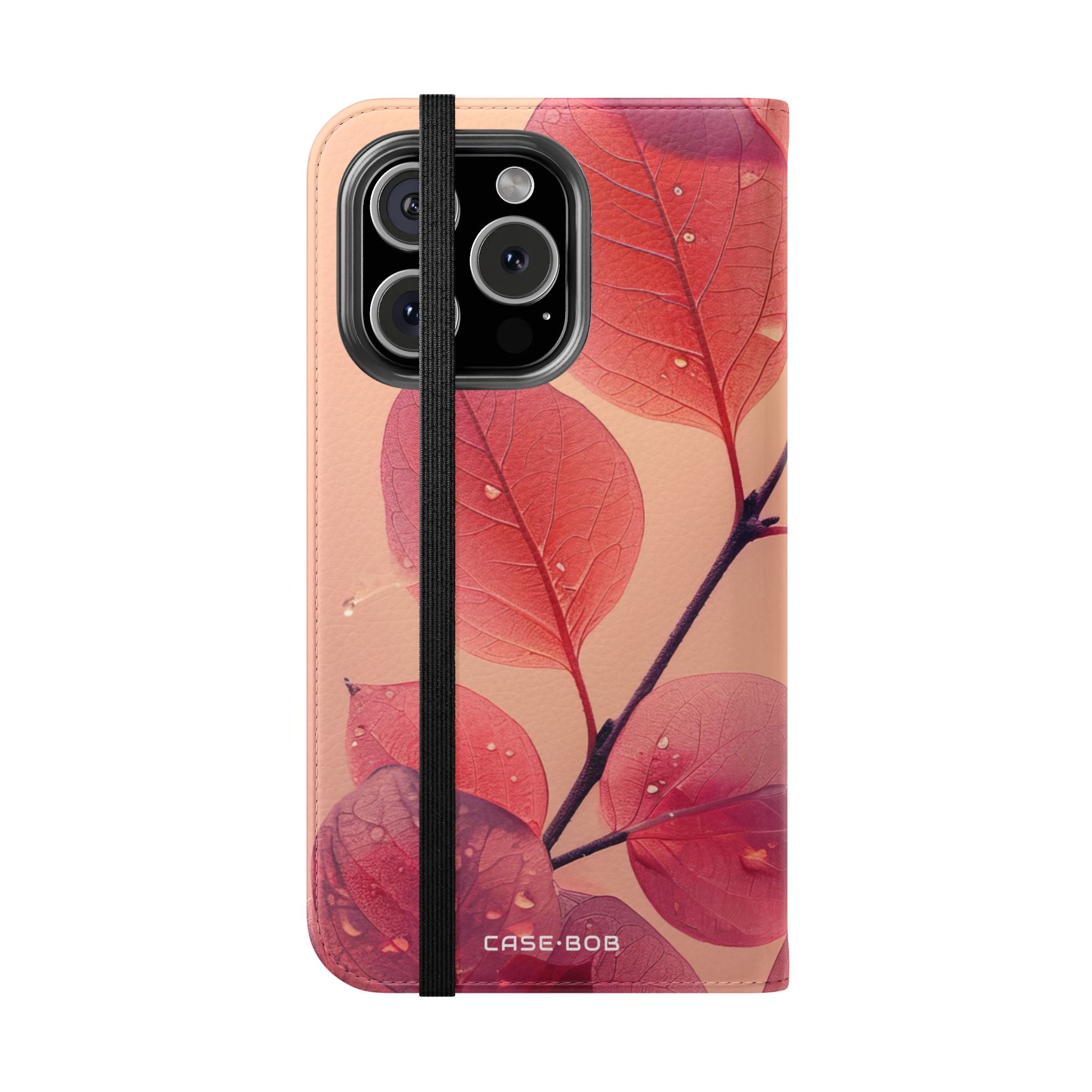 läpinäkyvät lehdet - iPhone 16 Pro -case - lompakko