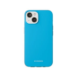 Vivid Sky Blue | Phone Case for iPhone (Flexible Case)