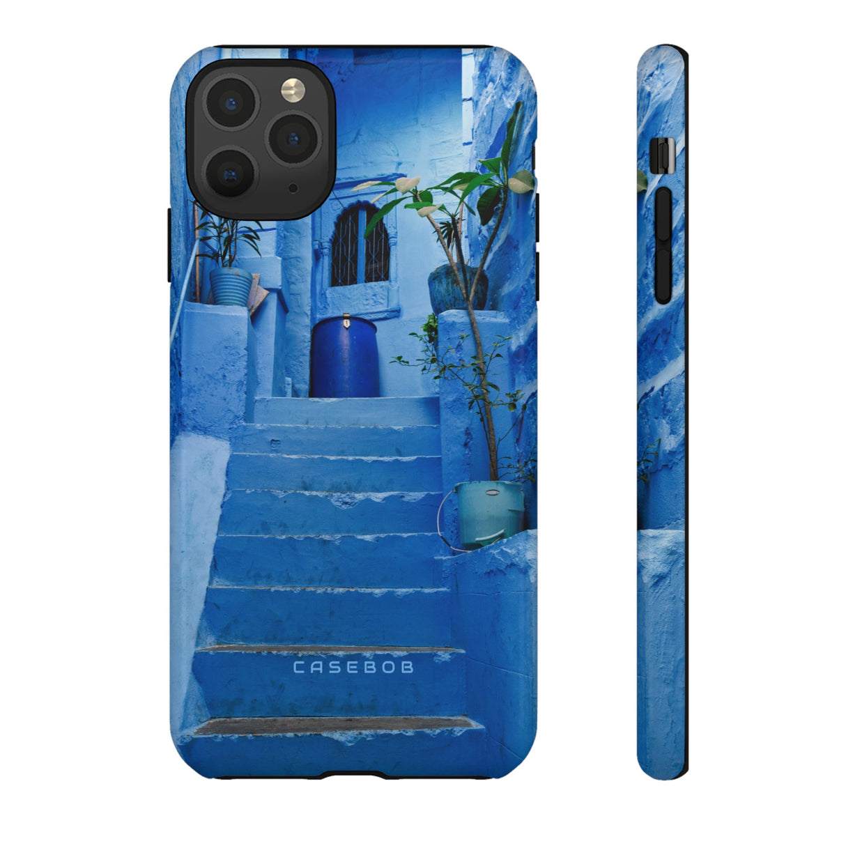 Blue City Morocco - Protective Phone Case