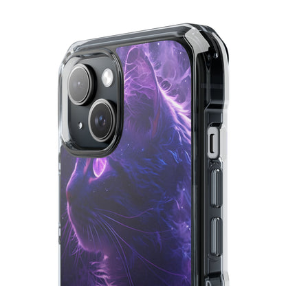 Mystical Starlit Cat iPhone Case - Impact