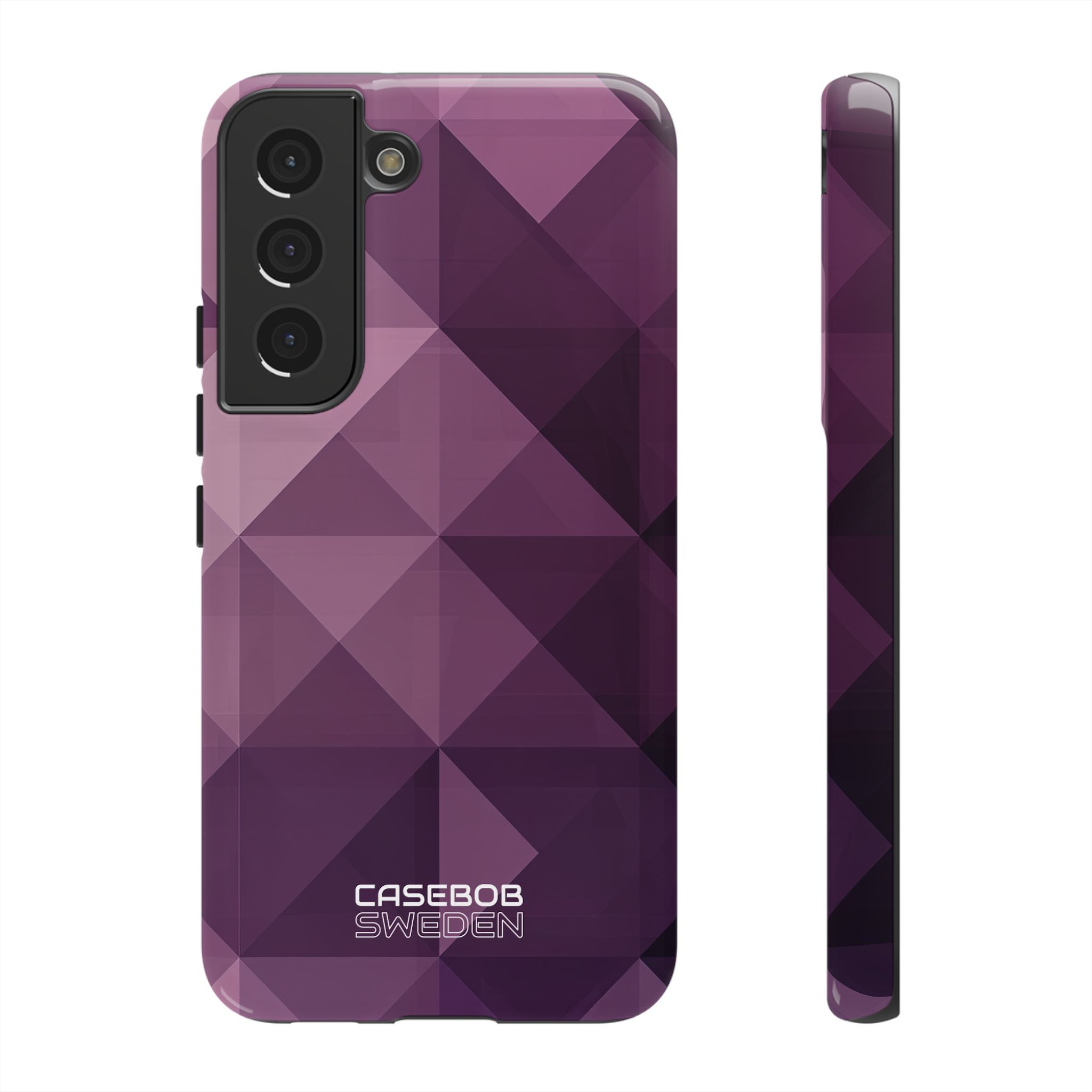 Purple Geometric Mosaic  Samsung S22 - Tough
