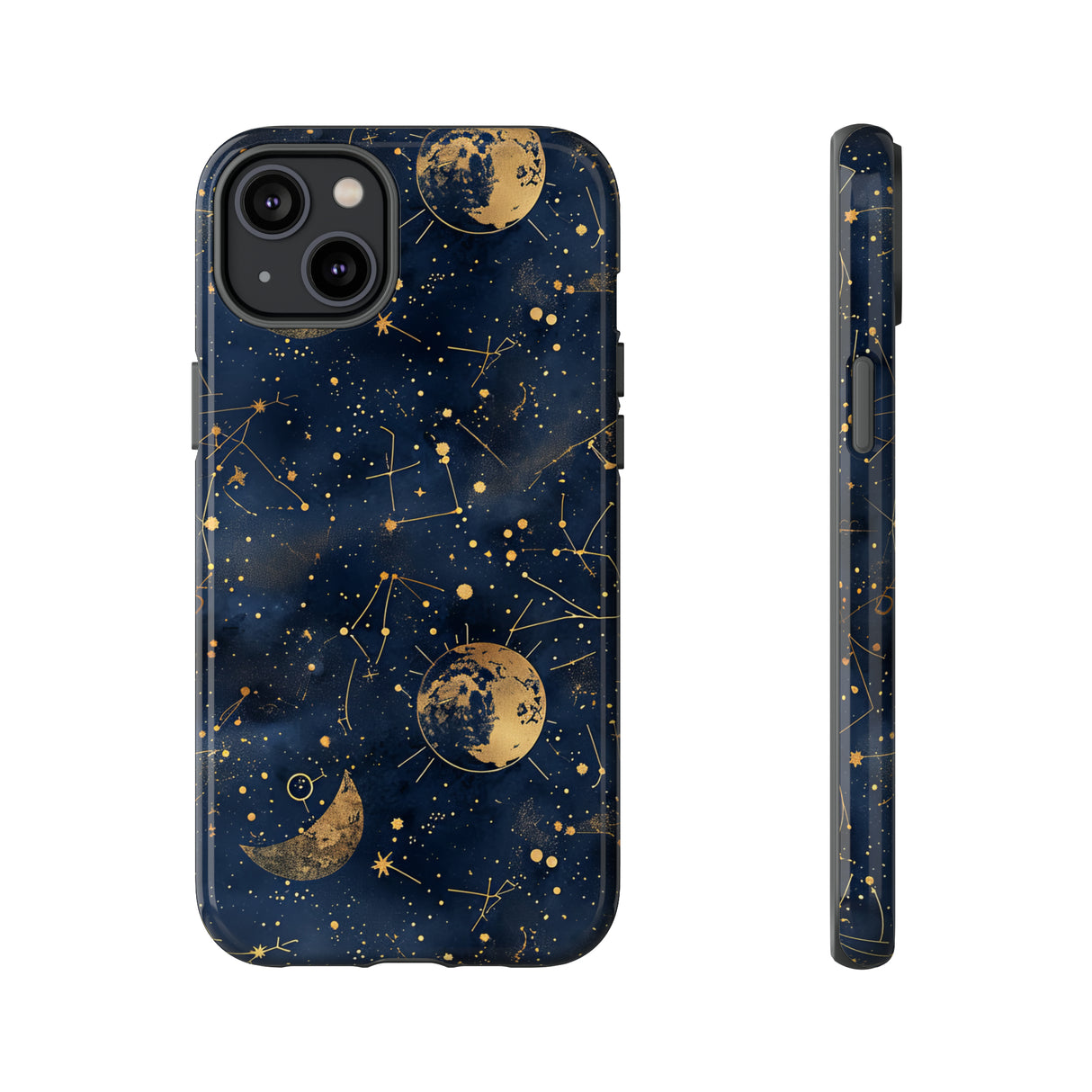 Celestial Zodiac Whispers - Protective Phone Case