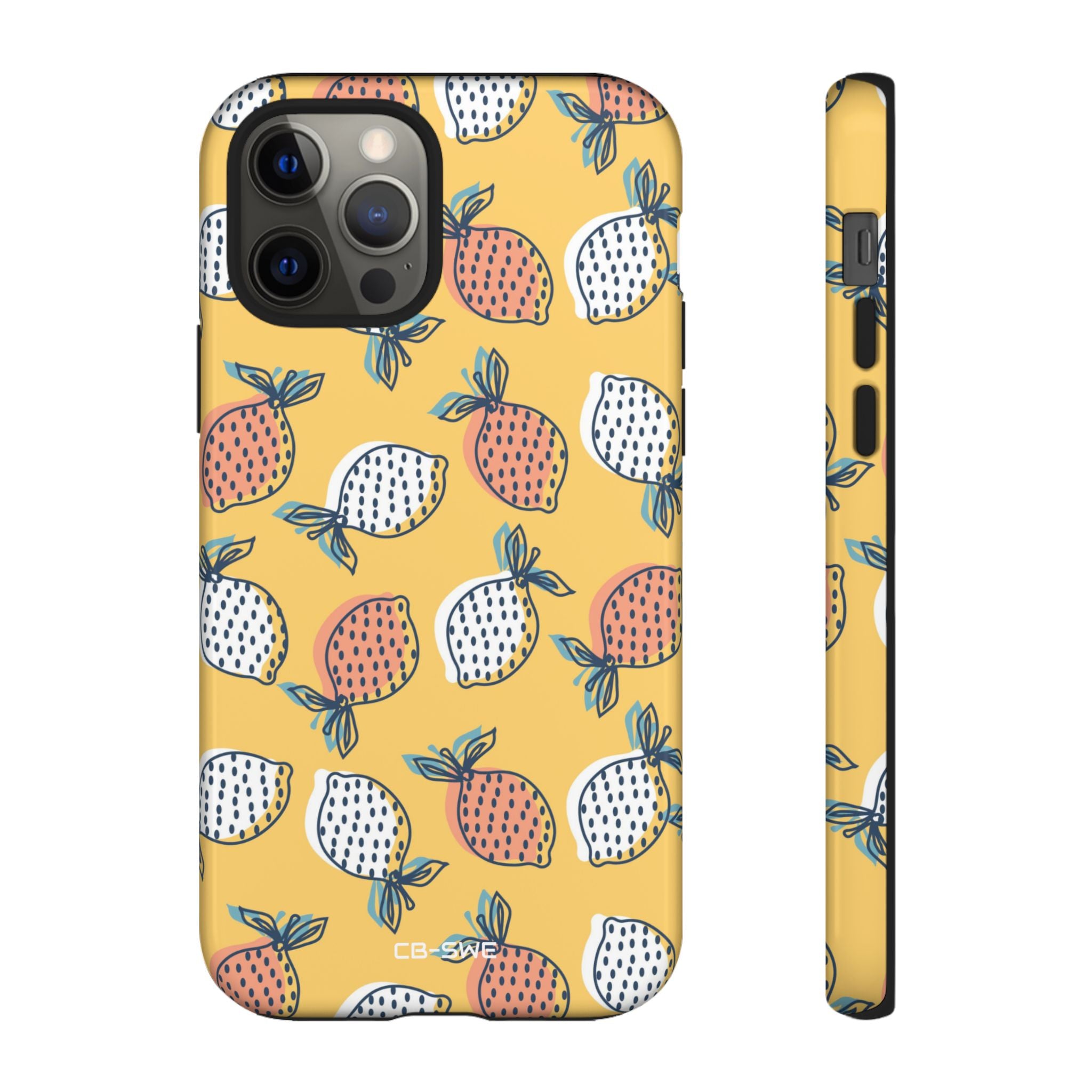 Lemons Dance Playfully - iPhone Case