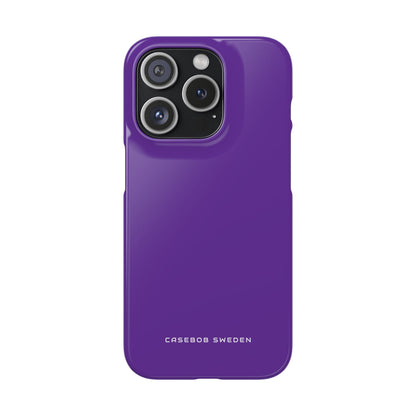 Mystic Purple Aesthetic iPhone 15 - Slim Phone Case