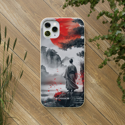 Serene Samurai Sunrise | Biodegradable Phone Case