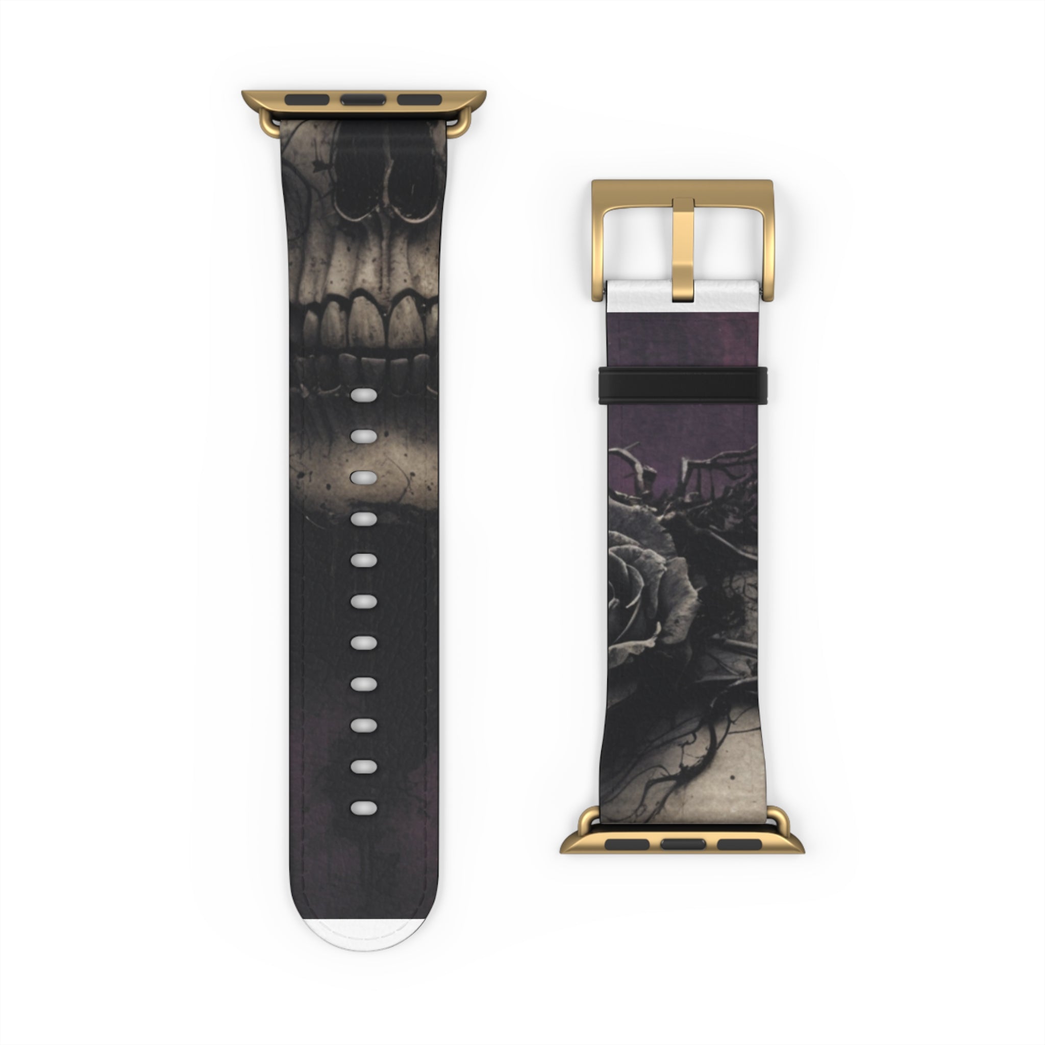 Winged Skull Rose - Watch Band