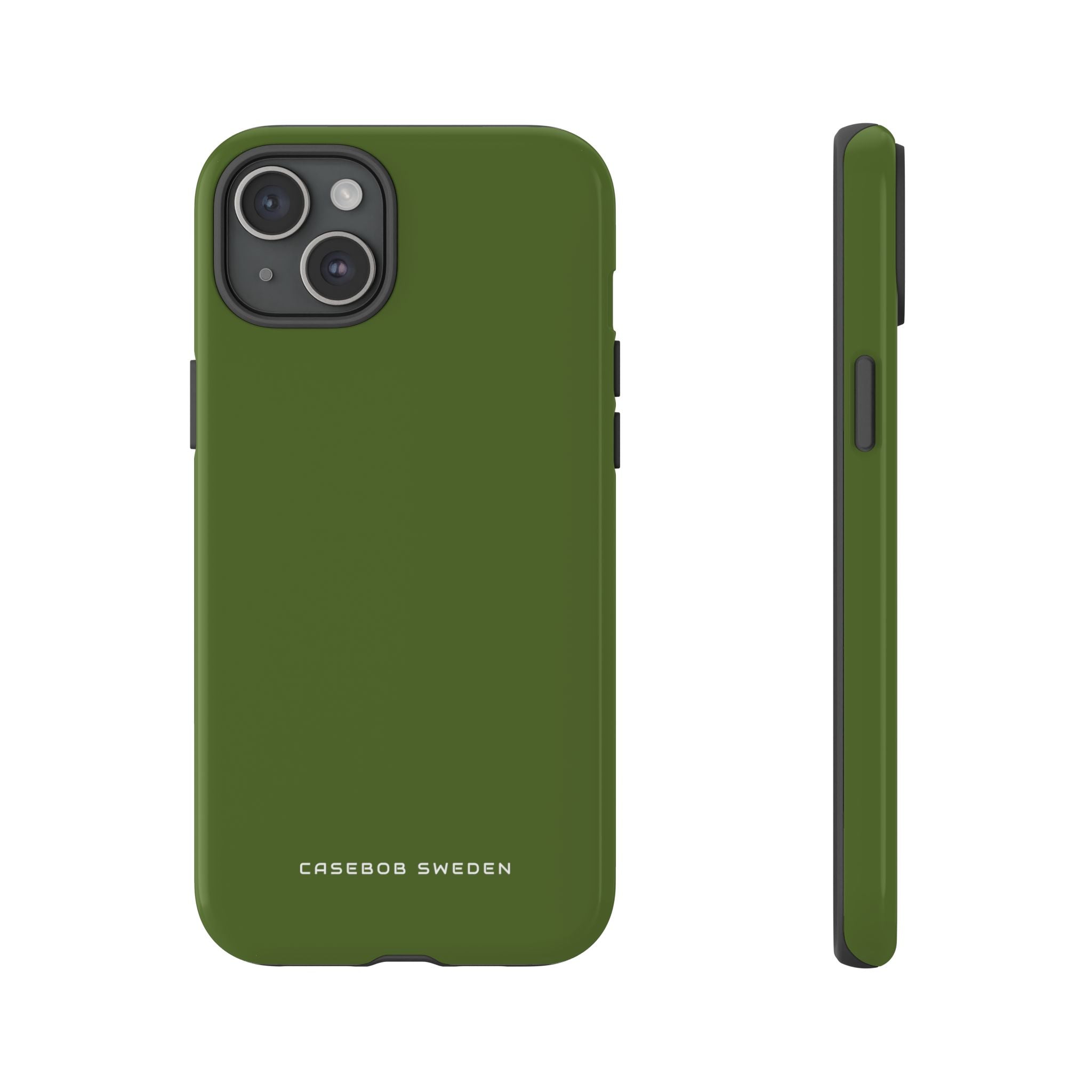 Dark Olive Green iPhone 15 - Tough Phone Case