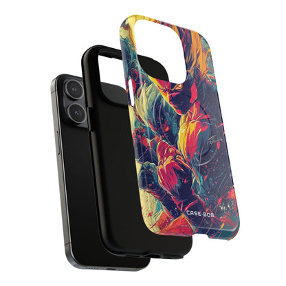 Yellow Fury iPhone 15 Pro Case - Tough+