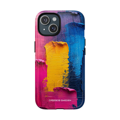 Bold Abstract Texture - Tough + MagSafe® iPhone 15 Phone Case