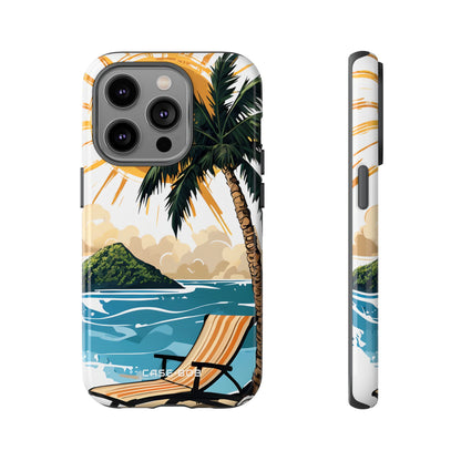 Sunny Palm Breeze iPhone 14 Pro Case - Tough