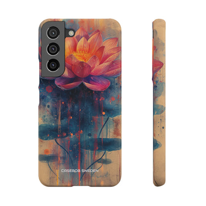 Lotus Blossom Art - Slim Samsung S22 Phone Case