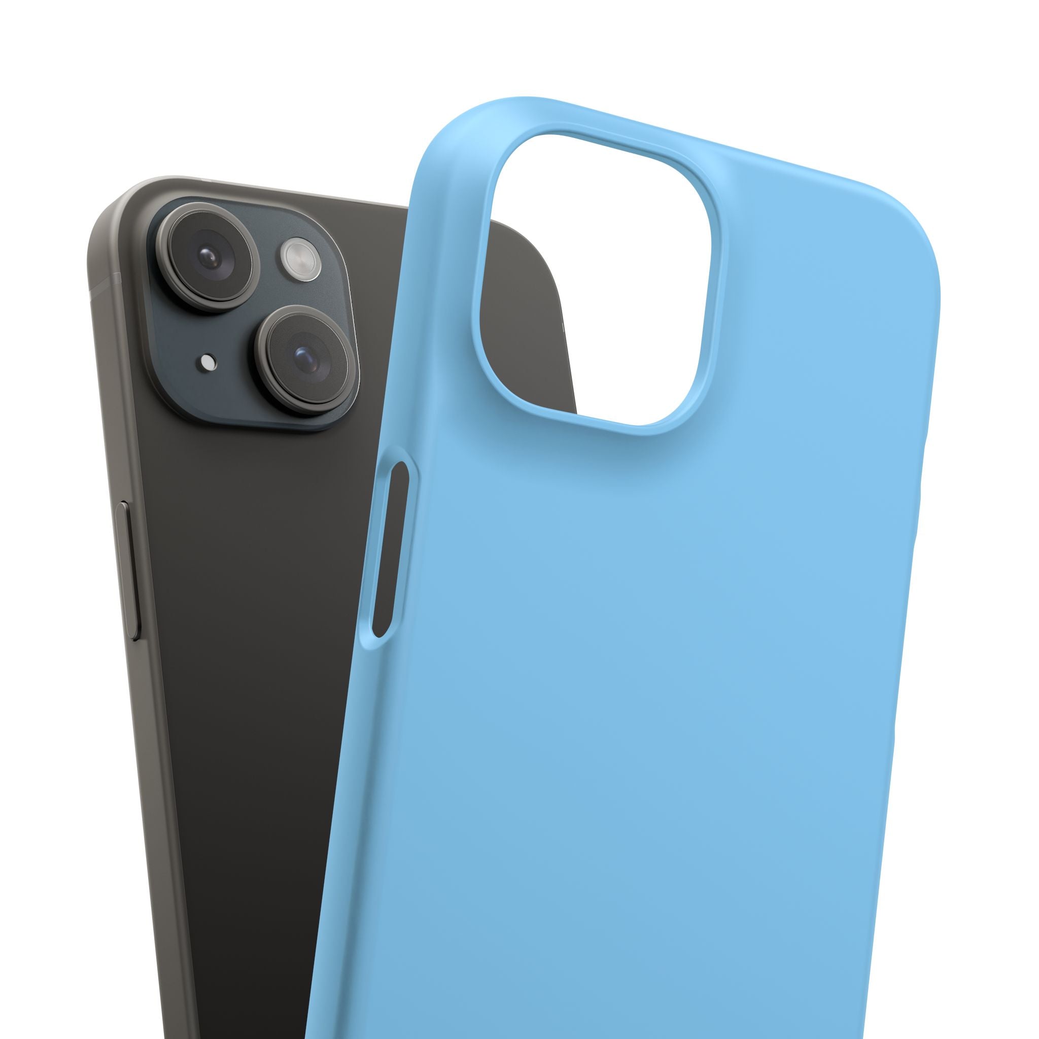 Light Sky Blue iPhone 15 - Slim Phone Case