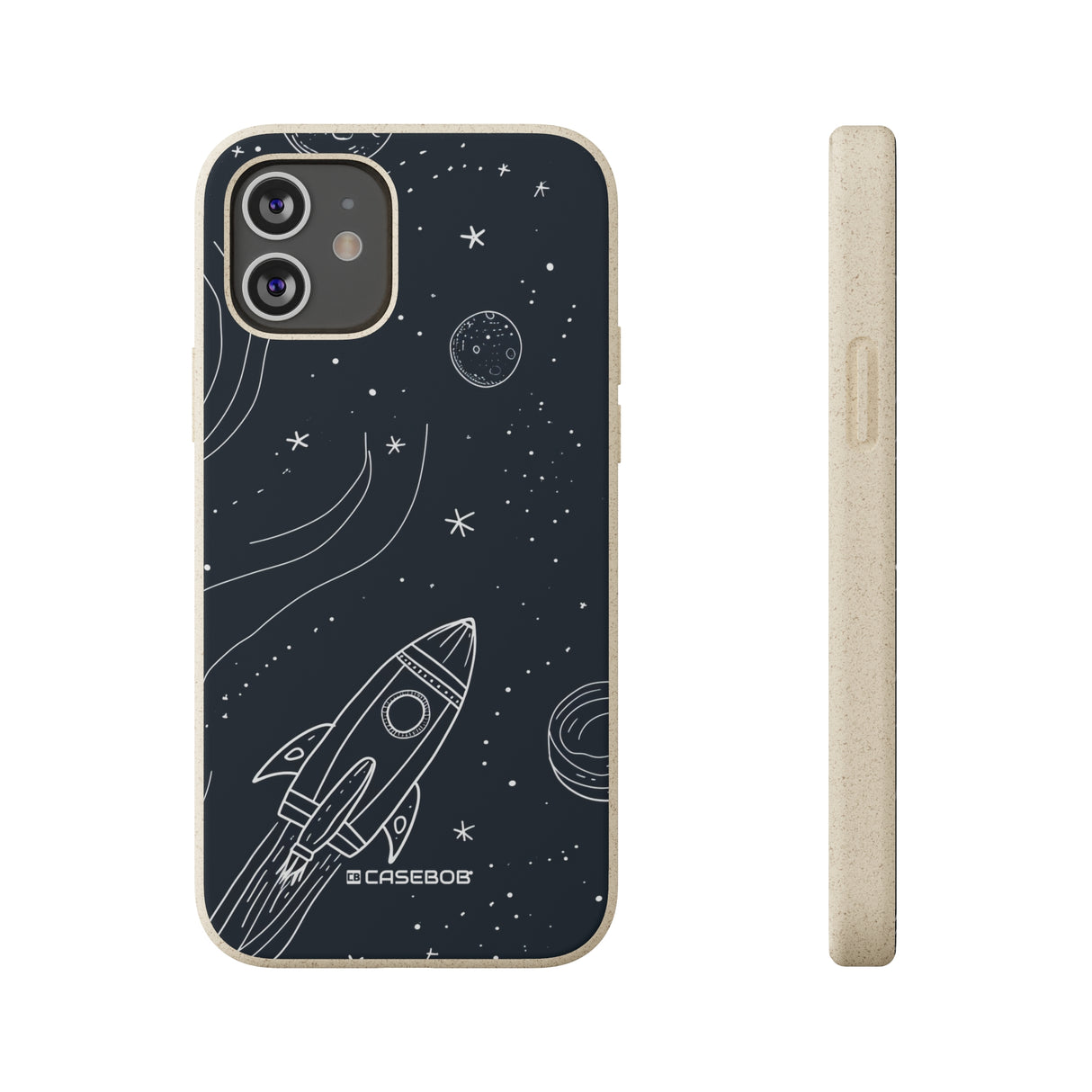 Cosmic Doodle Adventure | Biologisch abbaubare Handyhülle