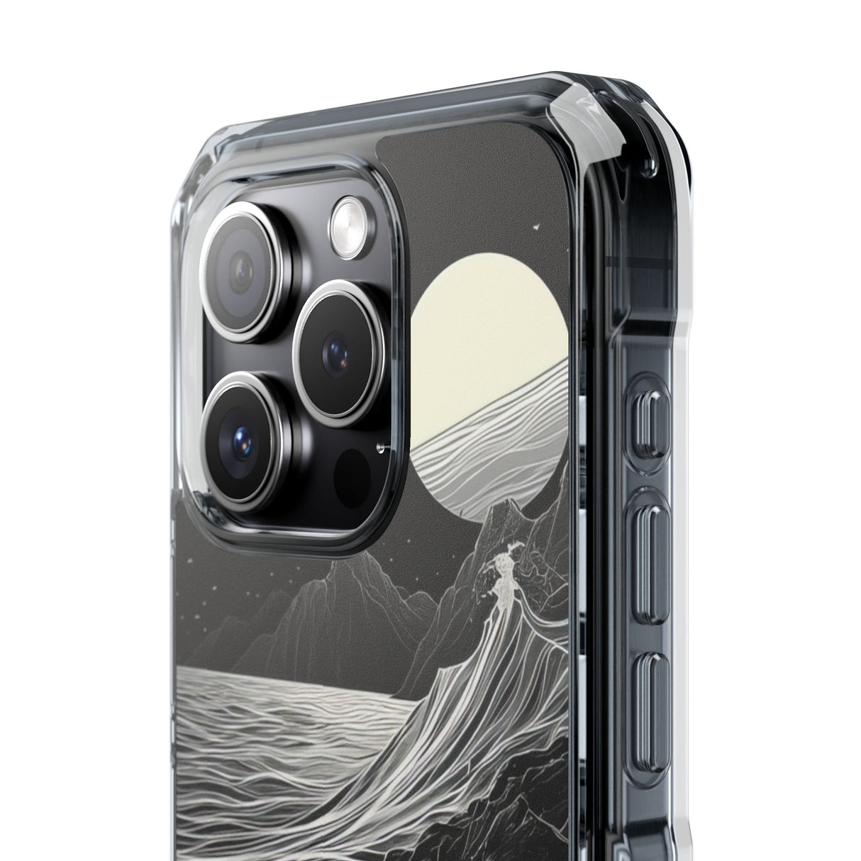 Moonlit Serenity - Phone Case for iPhone (Clear Impact - Magnetic)