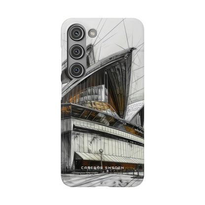 Architectural Curves in Line Formation Samsung S23 - Slim Phone Case