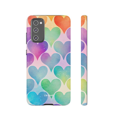 Watercolor Heart Symphony - Samsung Case