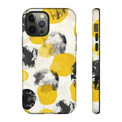 Yellow Dot Minimalism - Protective Phone Case