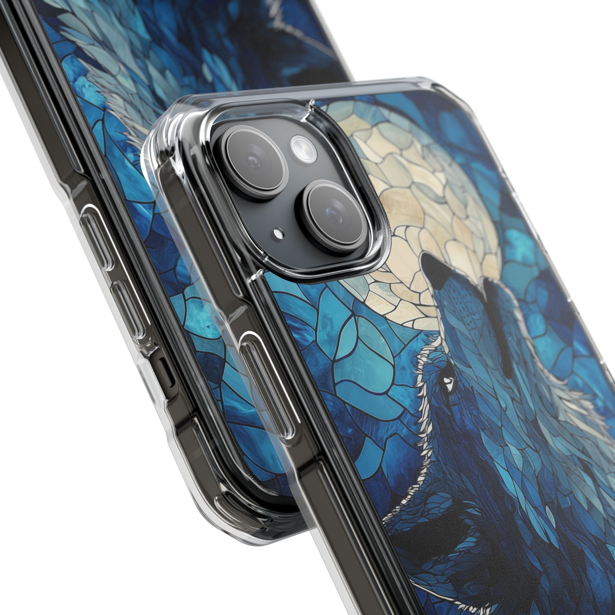 Wolf Howls Moonlight iPhone Case - Impact