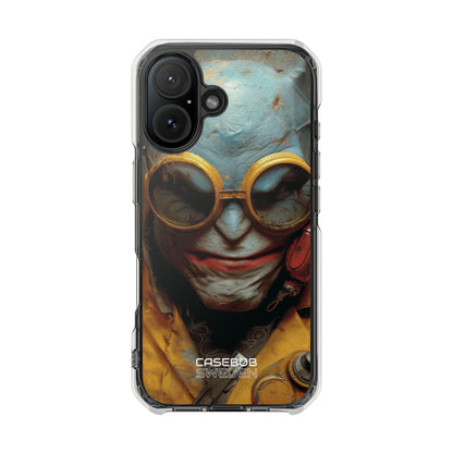 Steampunk Masked Adventurer iPhone 16 - Impact Clear+