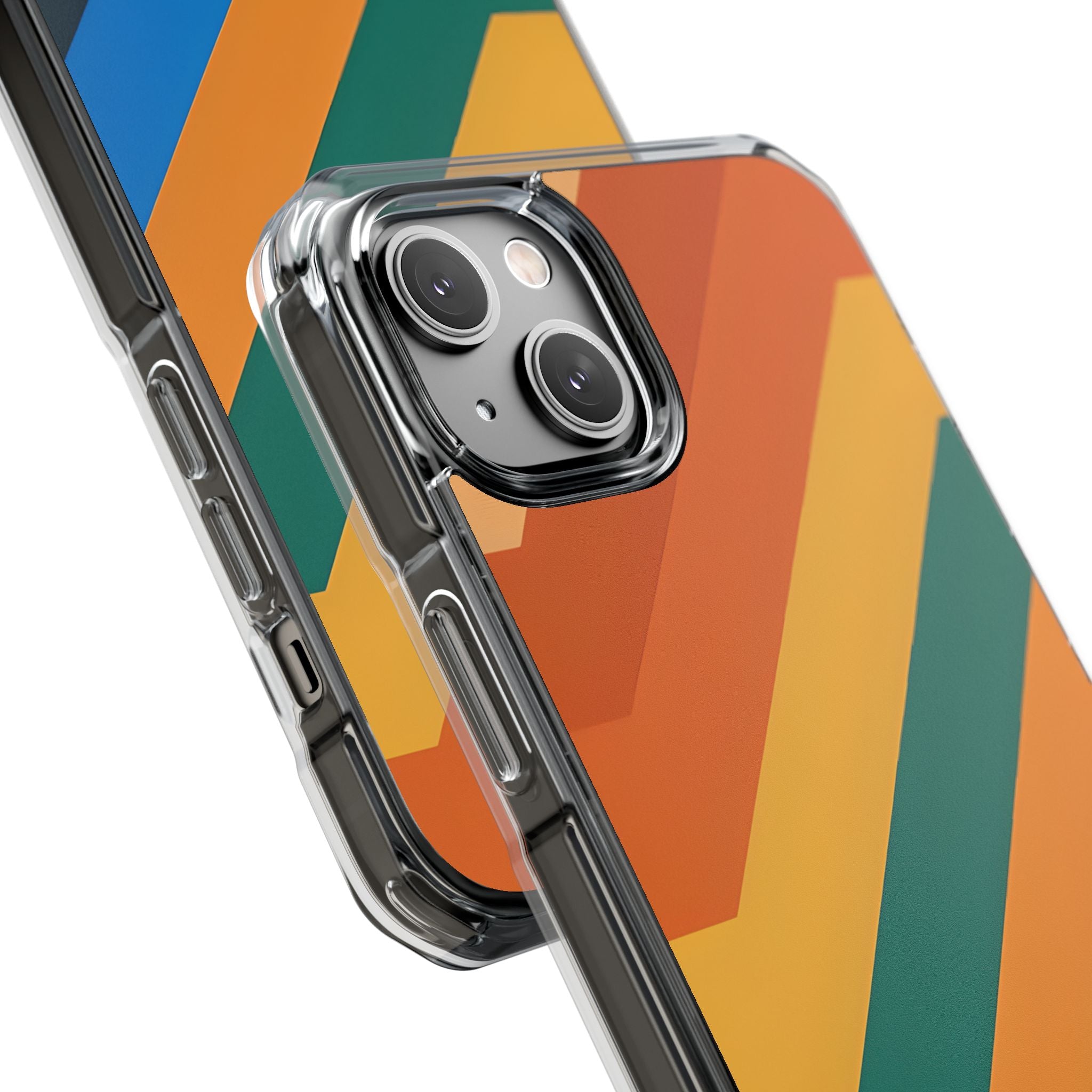 Vibrant Geometric Harmony iPhone Case - Impact