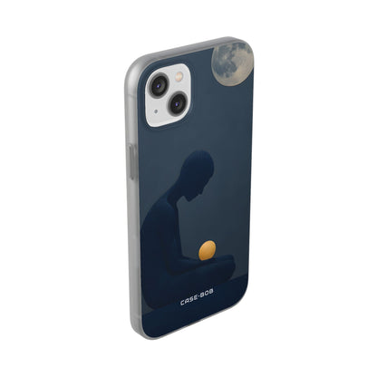 Moonlit Contemplation iPhone 14 Plus Case - Soft