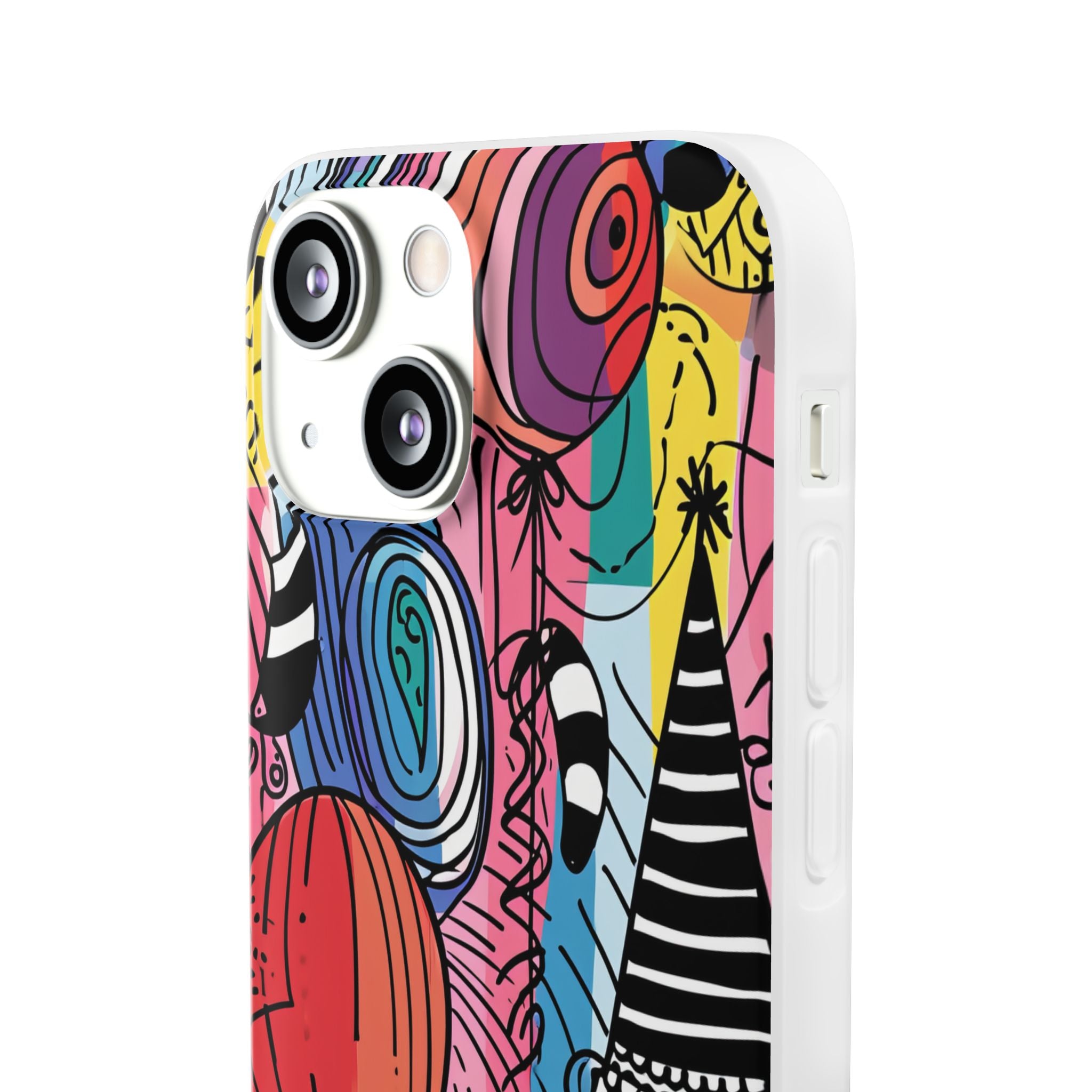 Vibrant Party Whimsy | Flexible Phone Case for iPhone